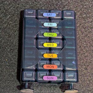 7 day 4 slot pill organizer